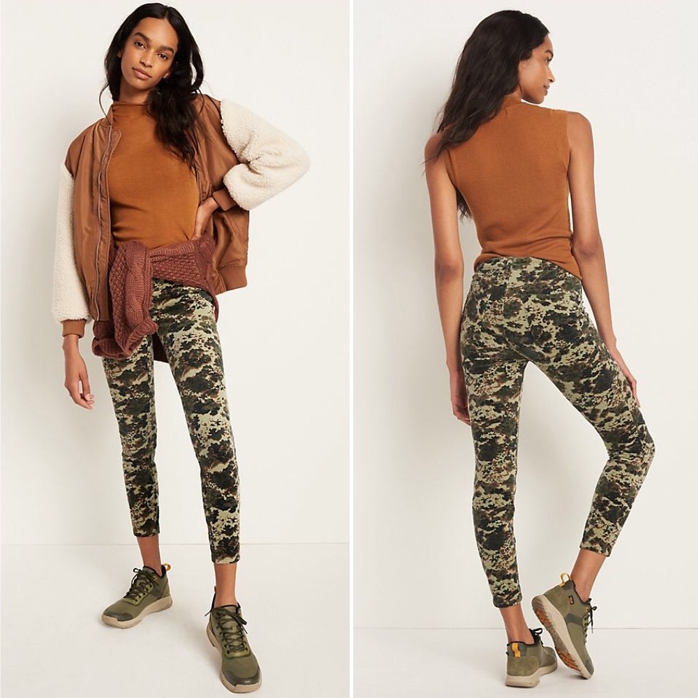 Anthropologie Pilcro High-Rise Button-Fly Skinny Corduroy Pants